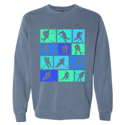 Hockey Ice Hockey Garment-Dyed Sweatshirt