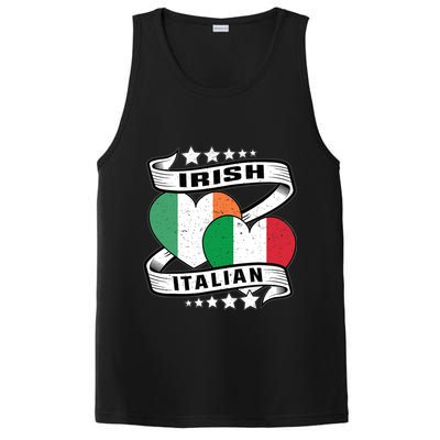 Half Irish Half Italian, Irish Italian Flag PosiCharge Competitor Tank
