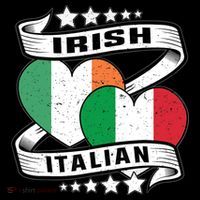 Half Irish Half Italian, Irish Italian Flag Kids T-Shirt