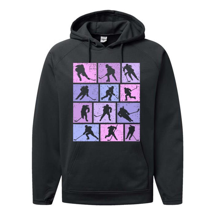 Hockey Ice Hockey Performance Fleece Hoodie