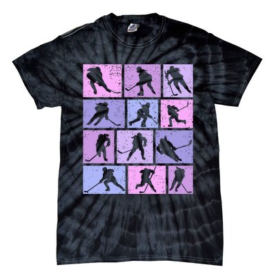 Hockey Ice Hockey Tie-Dye T-Shirt