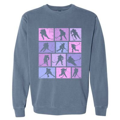 Hockey Ice Hockey Garment-Dyed Sweatshirt