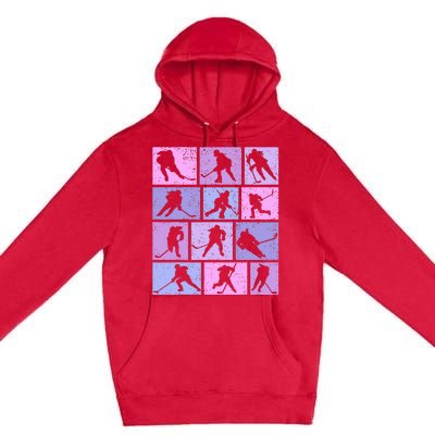 Hockey Ice Hockey Premium Pullover Hoodie