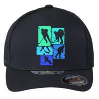 Hockey Ice Hockey Player Flexfit Unipanel Trucker Cap