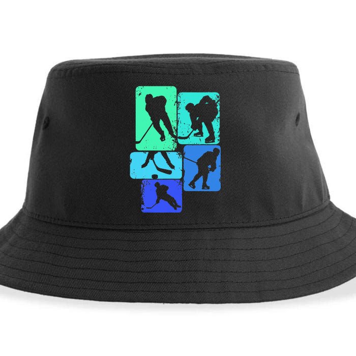 Hockey Ice Hockey Player Sustainable Bucket Hat