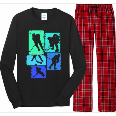 Hockey Ice Hockey Player Long Sleeve Pajama Set