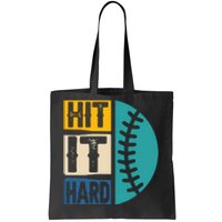 Hit It Hard Baseball Gift Tote Bag