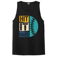 Hit It Hard Baseball Gift PosiCharge Competitor Tank