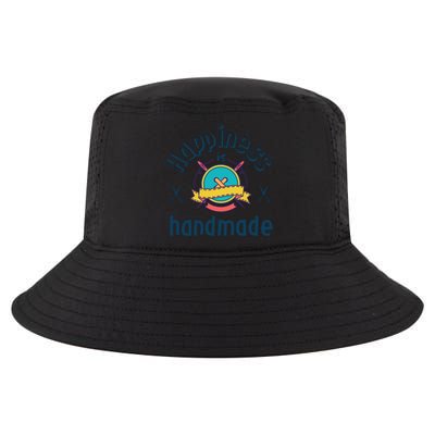 Happiness Is Handmade Inspirational Craft Lover And Diy Gift Cool Comfort Performance Bucket Hat