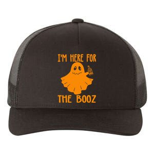 Halloween I’m Here For The Booz Yupoong Adult 5-Panel Trucker Hat