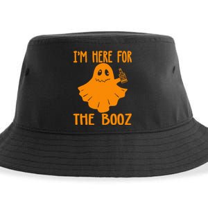 Halloween I’m Here For The Booz Sustainable Bucket Hat