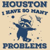 Houston I Have So Many Problems Vintage Bag