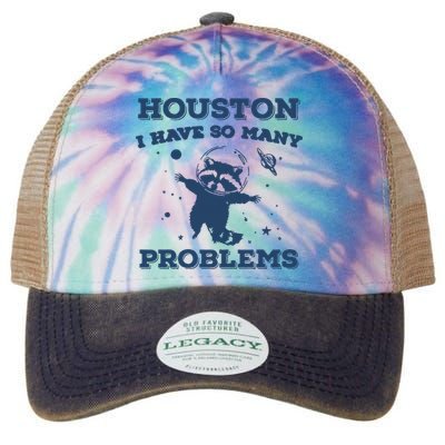 Houston I Have So Many Problems Vintage Legacy Tie Dye Trucker Hat