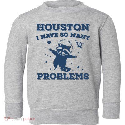 Houston I Have So Many Problems Vintage Toddler Sweatshirt