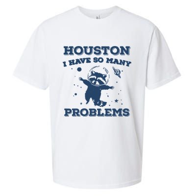 Houston I Have So Many Problems Vintage Sueded Cloud Jersey T-Shirt