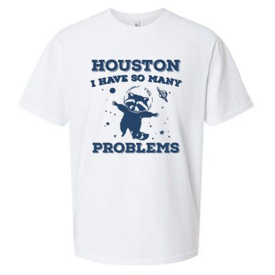 Houston I Have So Many Problems Vintage Sueded Cloud Jersey T-Shirt