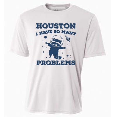 Houston I Have So Many Problems Vintage Cooling Performance Crew T-Shirt