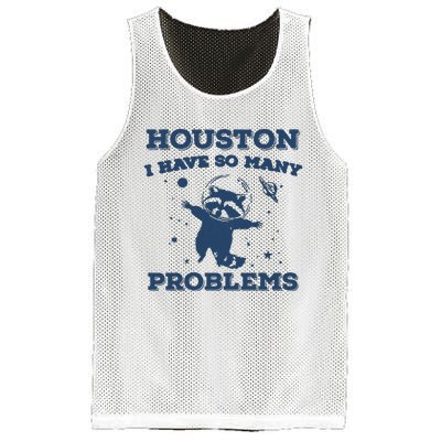 Houston I Have So Many Problems Vintage Mesh Reversible Basketball Jersey Tank