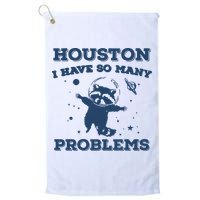 Houston I Have So Many Problems Vintage Golf Towel