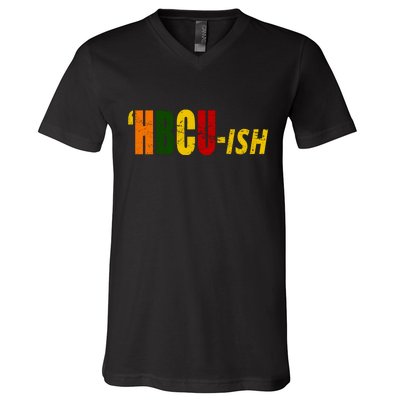 HBCU Ish Historically Black College Alumni V-Neck T-Shirt