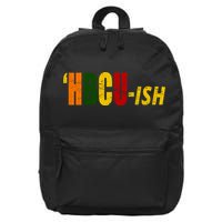 HBCU Ish Historically Black College Alumni 16 in Basic Backpack