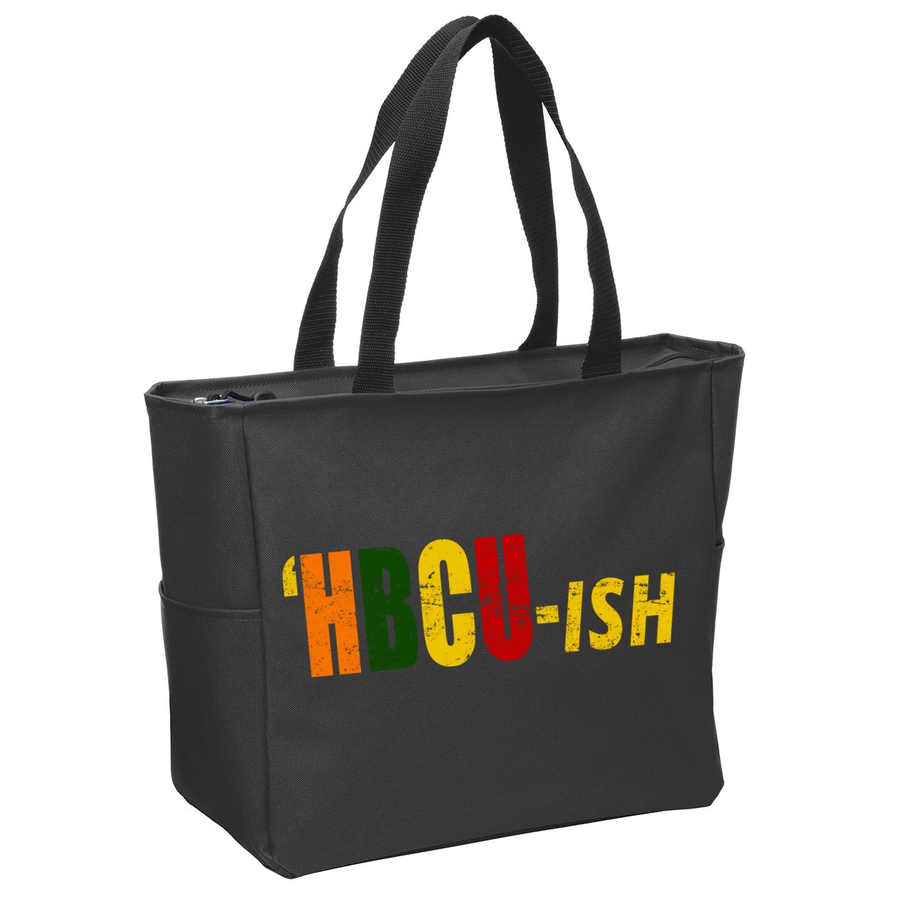 HBCU Ish Historically Black College Alumni Zip Tote Bag