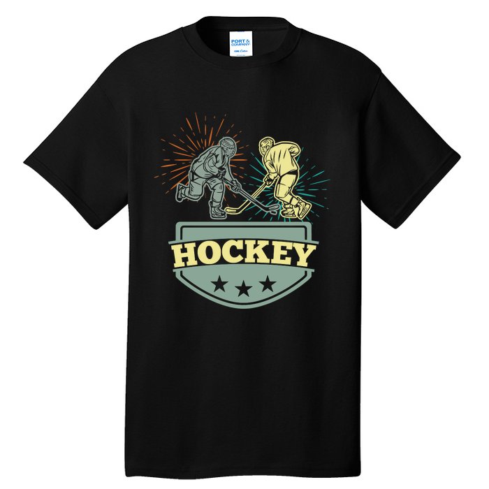 Hockey Ice Hockey Player Tall T-Shirt