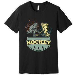 Hockey Ice Hockey Player Premium T-Shirt