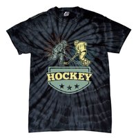 Hockey Ice Hockey Player Tie-Dye T-Shirt