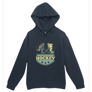 Hockey Ice Hockey Player Urban Pullover Hoodie