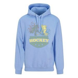 Hockey Ice Hockey Player Unisex Surf Hoodie