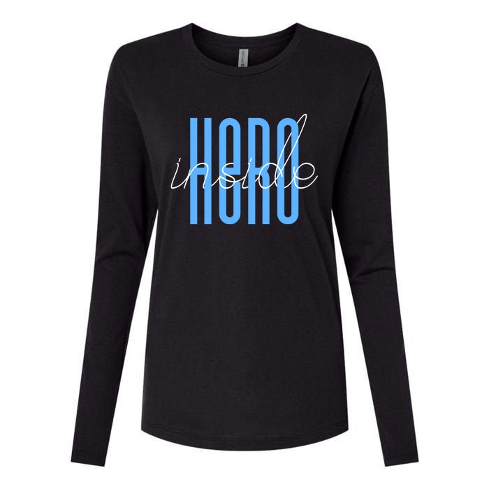 Hero Inside Womens Cotton Relaxed Long Sleeve T-Shirt