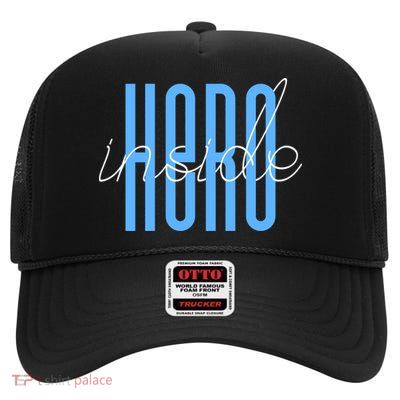 Hero Inside High Crown Mesh Back Trucker Hat
