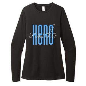 Hero Inside Womens CVC Long Sleeve Shirt