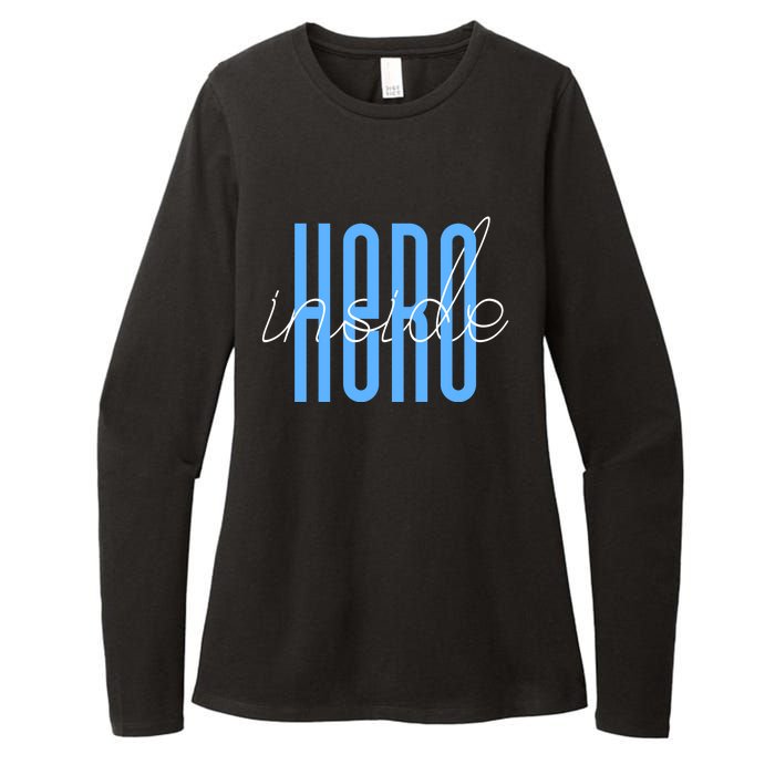 Hero Inside Womens CVC Long Sleeve Shirt