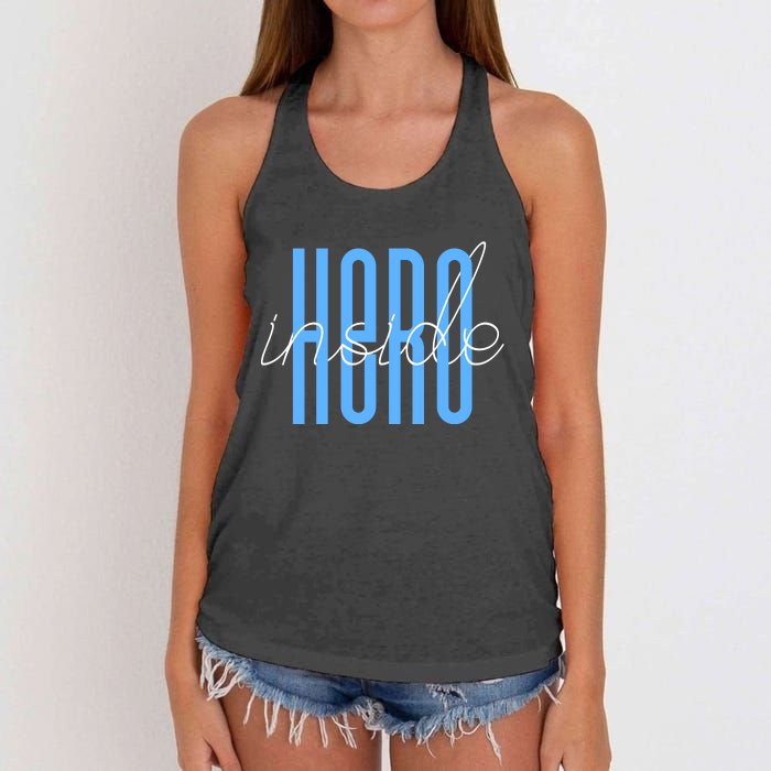 Hero Inside Women's Knotted Racerback Tank