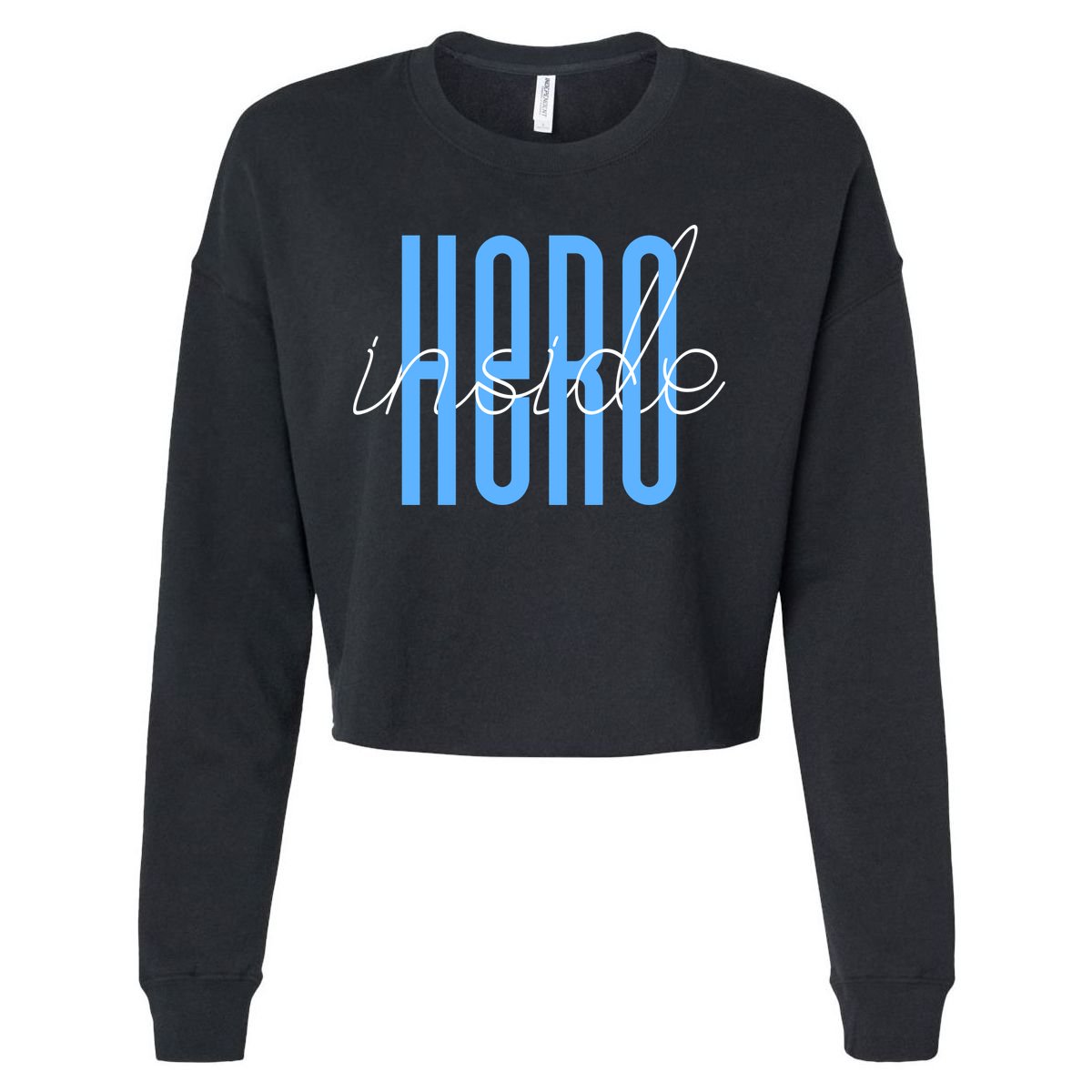 Hero Inside Cropped Pullover Crew