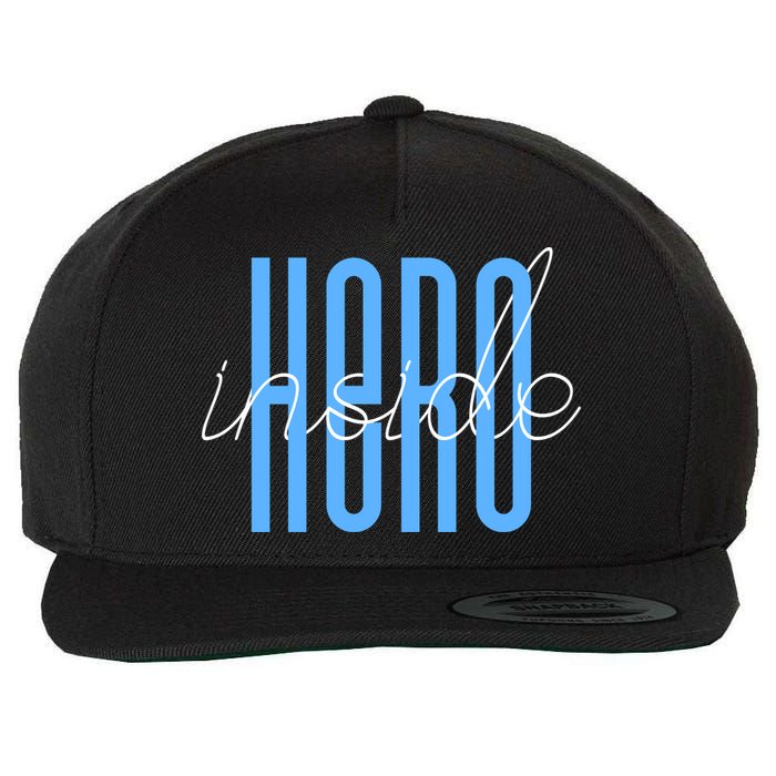 Hero Inside Wool Snapback Cap
