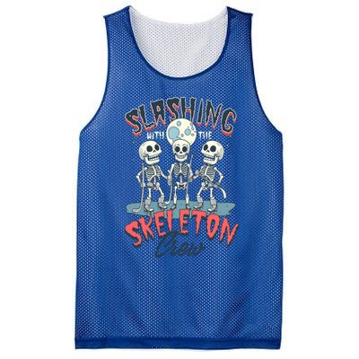 Halloween Ice Hockey Slashing With The Skeleton Crew Cute Gift Mesh Reversible Basketball Jersey Tank