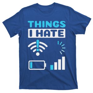 Hings I Hate Programmer Gamer Computer Nerd T-Shirt