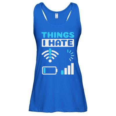 Hings I Hate Programmer Gamer Computer Nerd Ladies Essential Flowy Tank