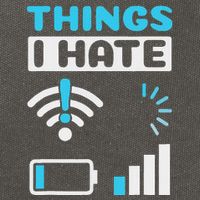 Hings I Hate Programmer Gamer Computer Nerd Cotton Canvas Backpack
