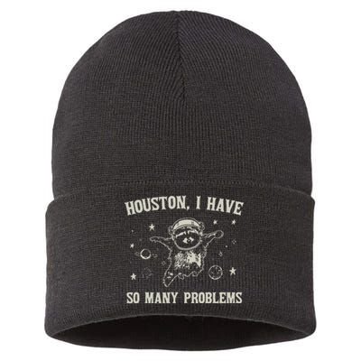 Houston I Have So Many Problems Sustainable Knit Beanie