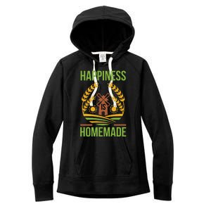 Happiness Is Homemade Women's Fleece Hoodie