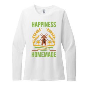 Happiness Is Homemade Womens CVC Long Sleeve Shirt