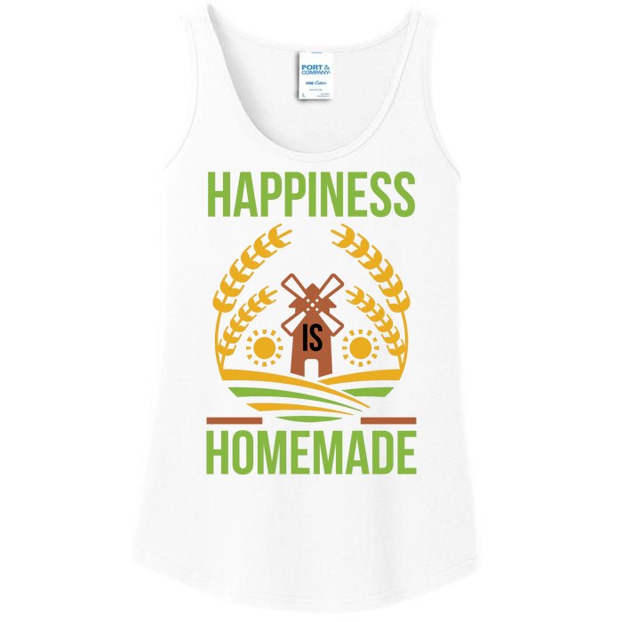 Happiness Is Homemade Ladies Essential Tank