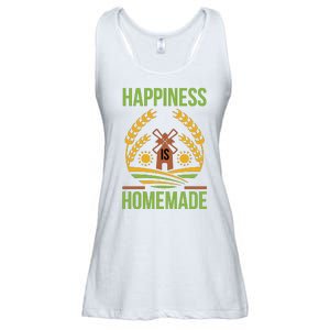 Happiness Is Homemade Ladies Essential Flowy Tank