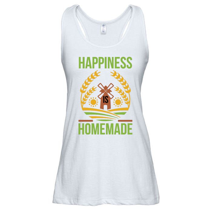 Happiness Is Homemade Ladies Essential Flowy Tank