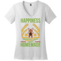 Happiness Is Homemade Women's V-Neck T-Shirt