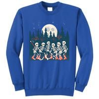 Halloween Ice Hockey Skeleton Hockey Team Gift Sweatshirt